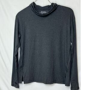 Athleta Women's Size Medium Black Uptempo II Sweatshirt Athleisure Hoodie